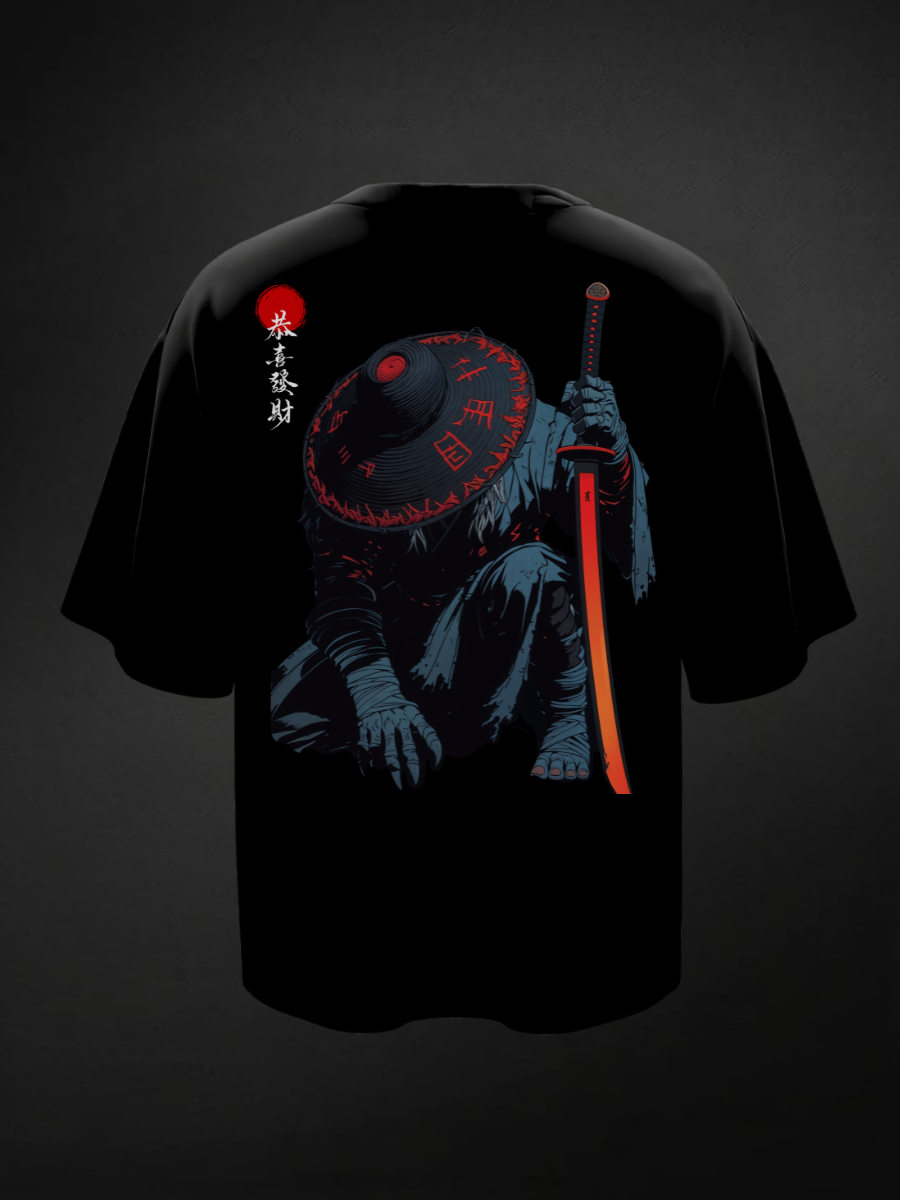 KENRAI - OVERSIZED TEE / 240GSM KUROJI