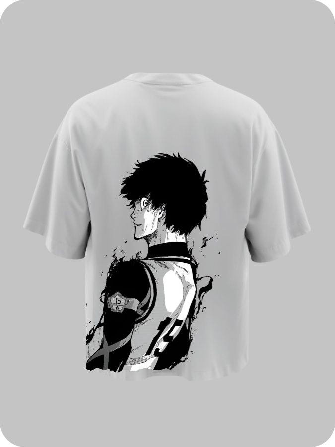 BLUELOCK V1 - OVERSIZED TEE / 240GSM TERRY KUROJI