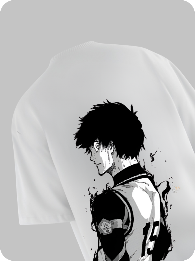 BLUELOCK V1 - OVERSIZED TEE / 240GSM TERRY KUROJI