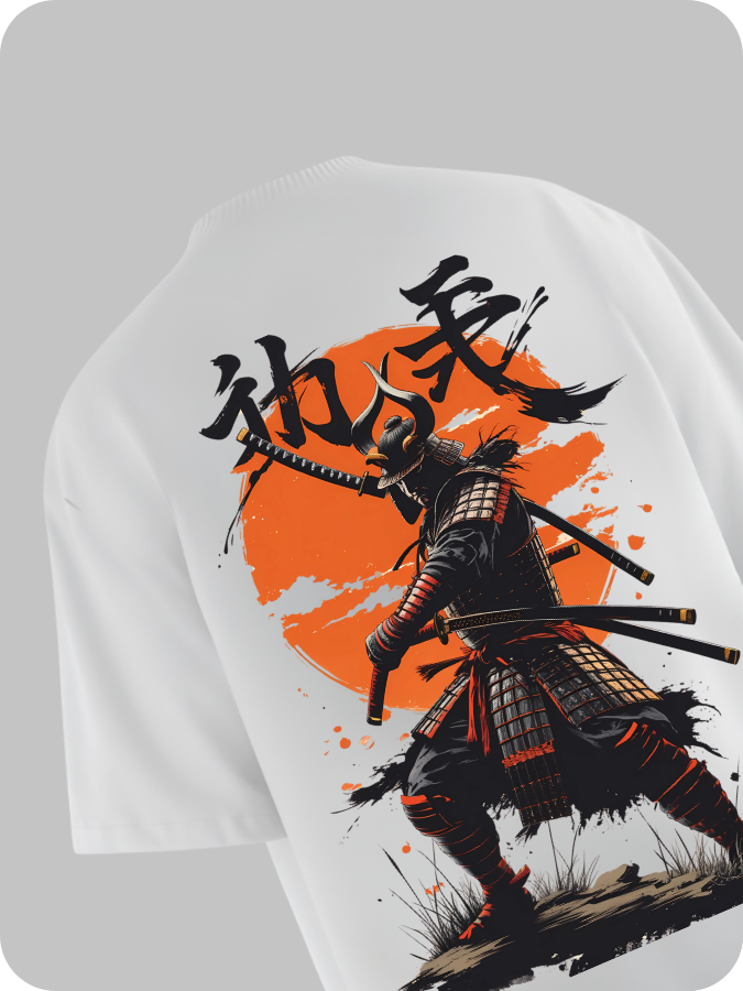 SHINRA - OVERSIZED TEE / 240GSM KUROJI
