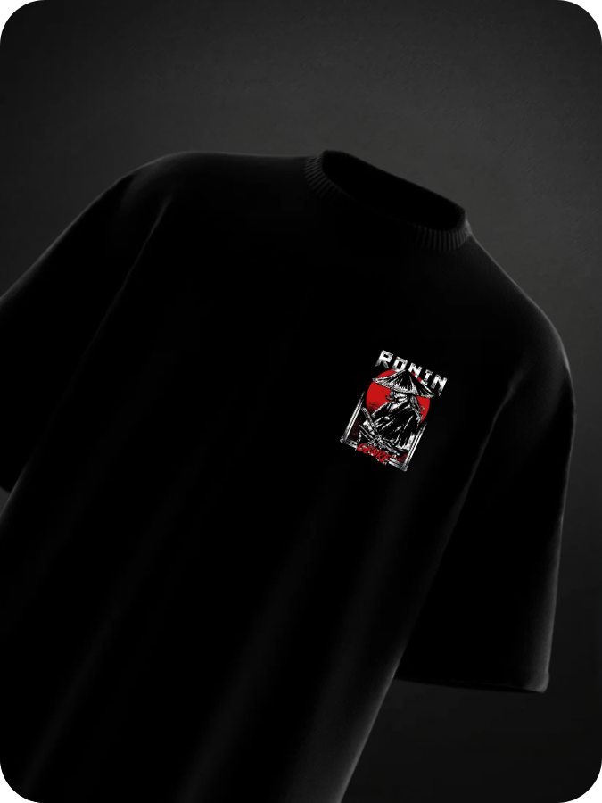 RONIN - OVERSIZED TEE / 240GSM KUROJI