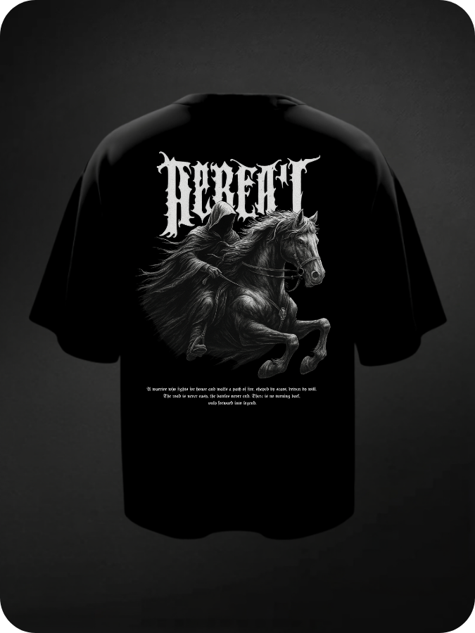 RIDER - OVERSIZED TEE / 240GSM KUROJI