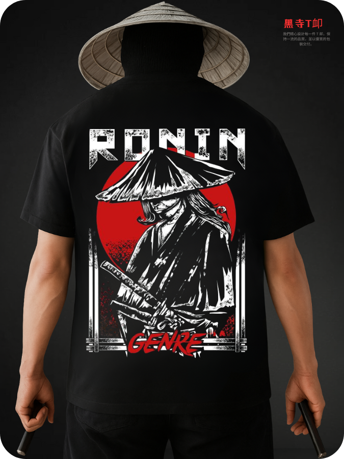 RONIN - OVERSIZED TEE / 240GSM KUROJI