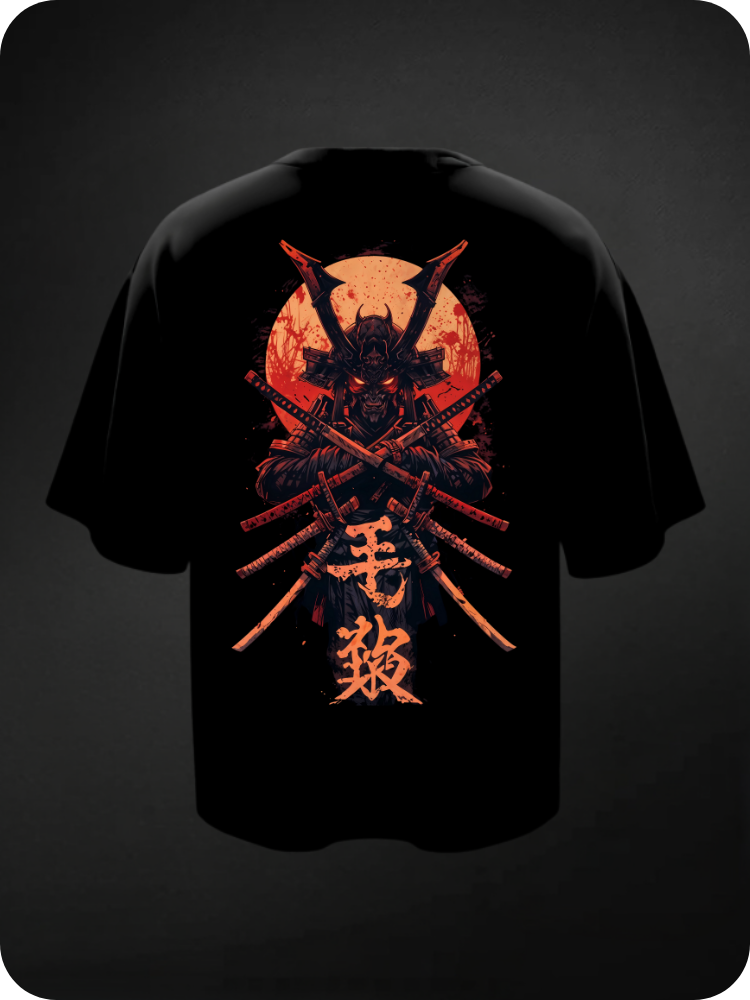 ZYROX - OVERSIZED TEE / 240GSM KUROJI