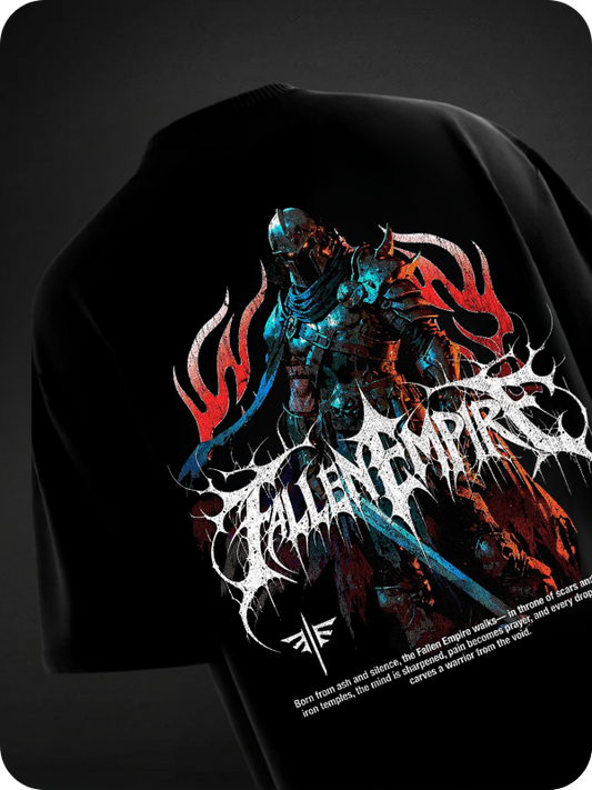 FALLEN EMPIRE - OVERSIZED TEE KUROJI