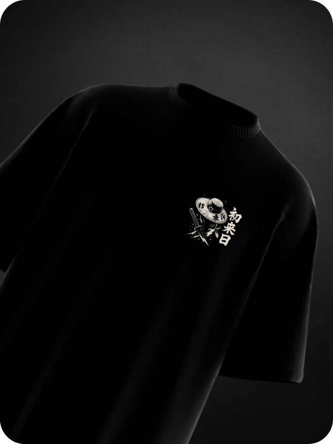 FUSIN - OVERSIZED TEE / 240GSM KUROJI