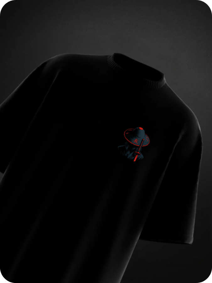 KENRAI - OVERSIZED TEE / 240GSM KUROJI