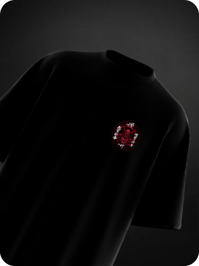 ZYROX - OVERSIZED TEE / 240GSM KUROJI