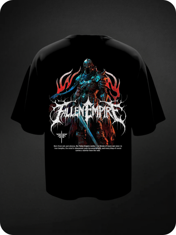 FALLEN EMPIRE - OVERSIZED TEE KUROJI